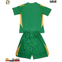 Camisa de Futebol Itália Goleiro Equipamento Secundário Infantil Europeu 2024 Manga Curta (+ Calças curtas)